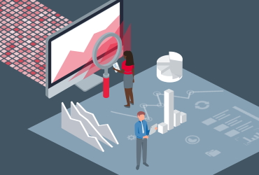 ISO Grafik: bridgingIT-Gruppe - Kompetenzfelder - Data & AI