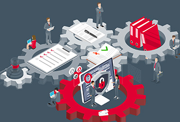 ISO Grafik: bridgingIT-Gruppe - Kompetenzfelder - Security & GRC
